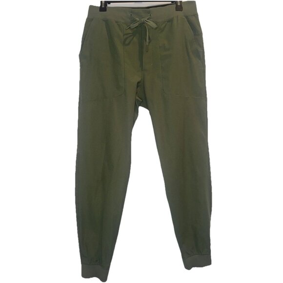 LULULEMON Men’s Green ABC Jogger Warpstreme Pants M5A85S Sz L - Picture 1 of 12